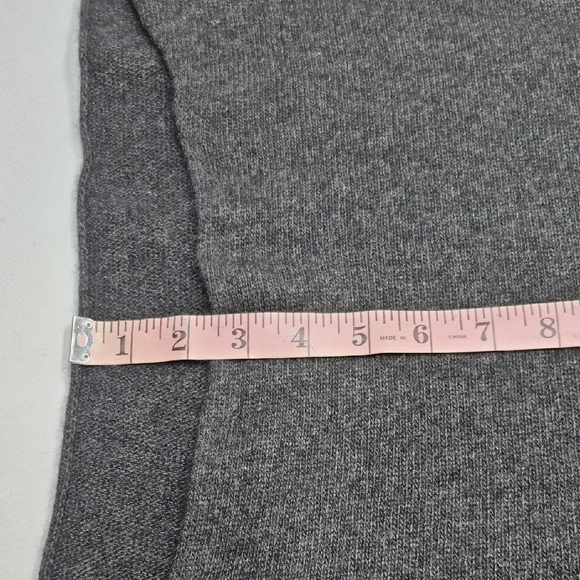 Bianco & Blu Gray Long Sleeve Sweater Merino Wool Cashmere Women's Size Large - Picture 12 of 12